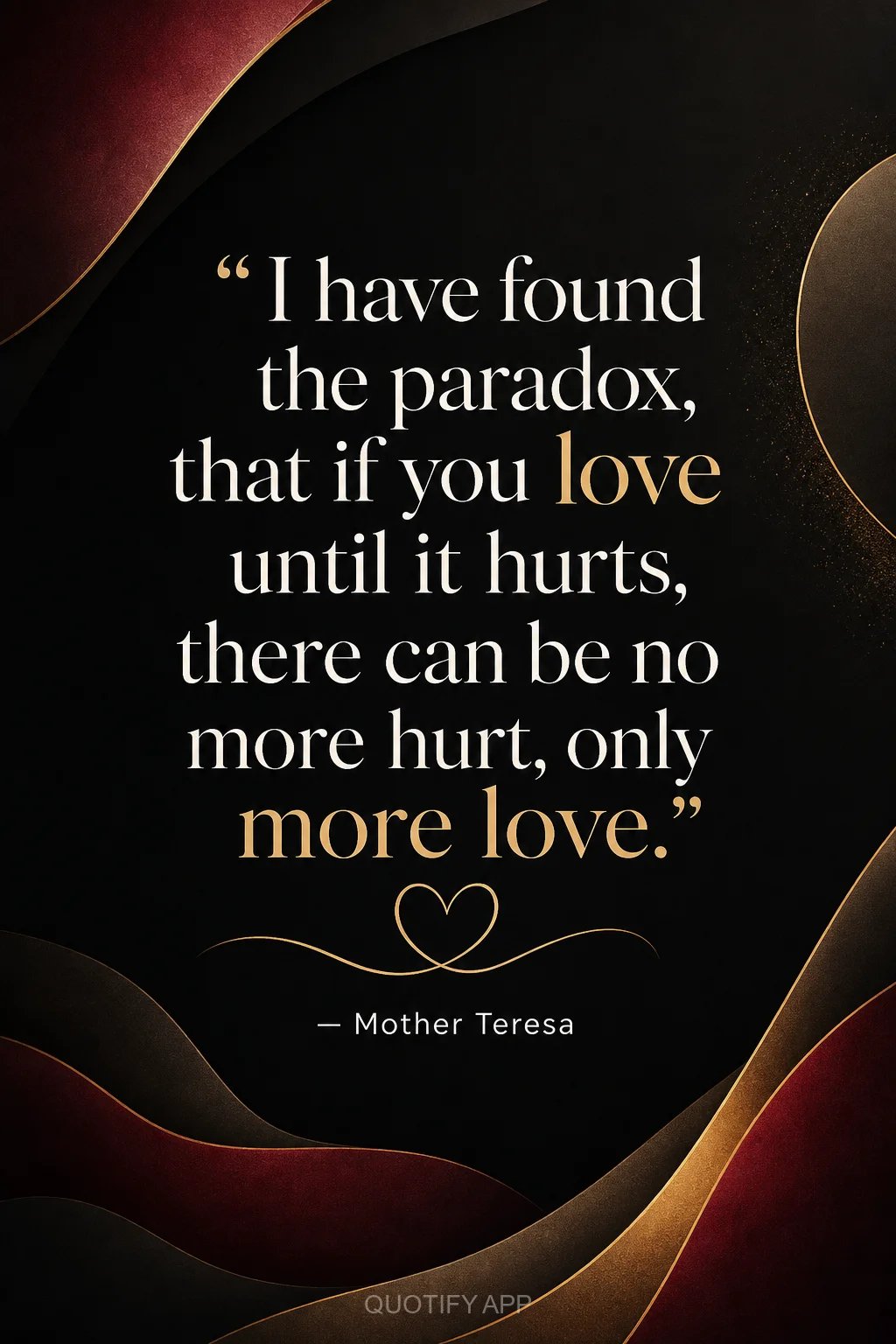 Quote by Mother Teresa