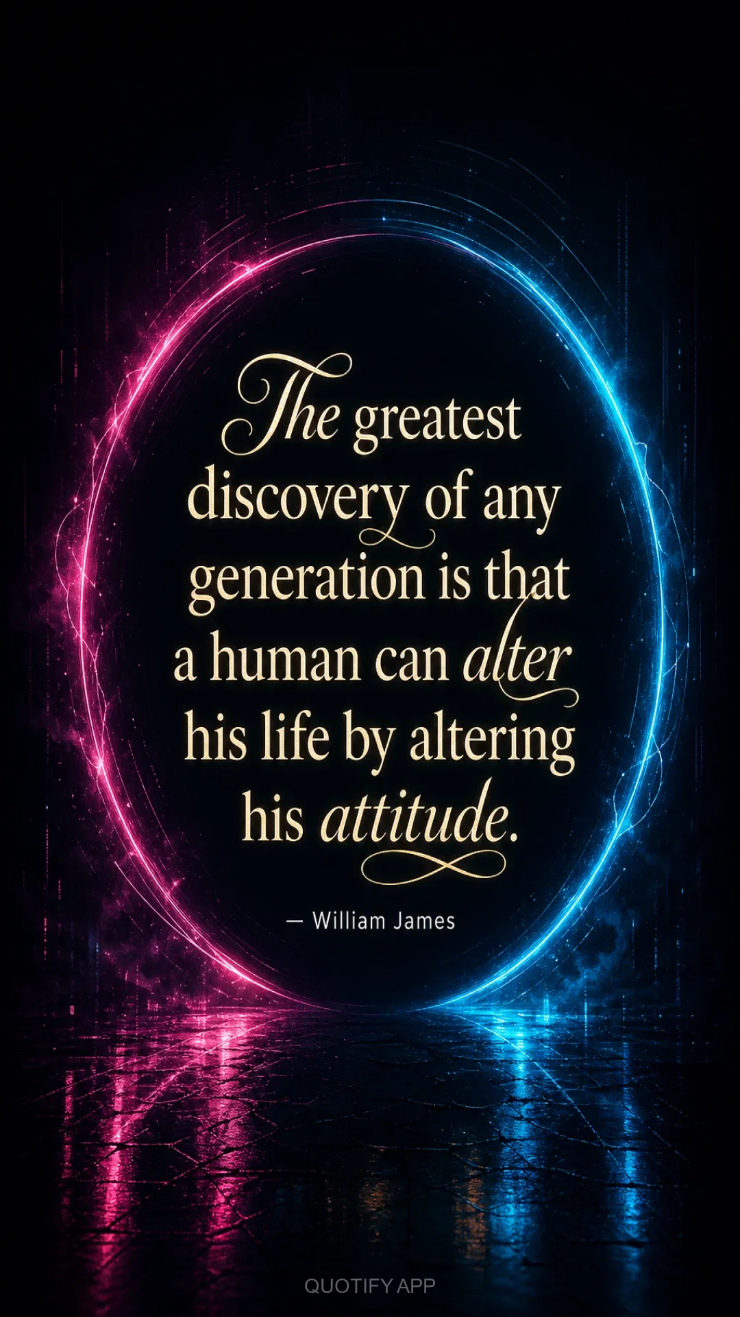 Quote by William James