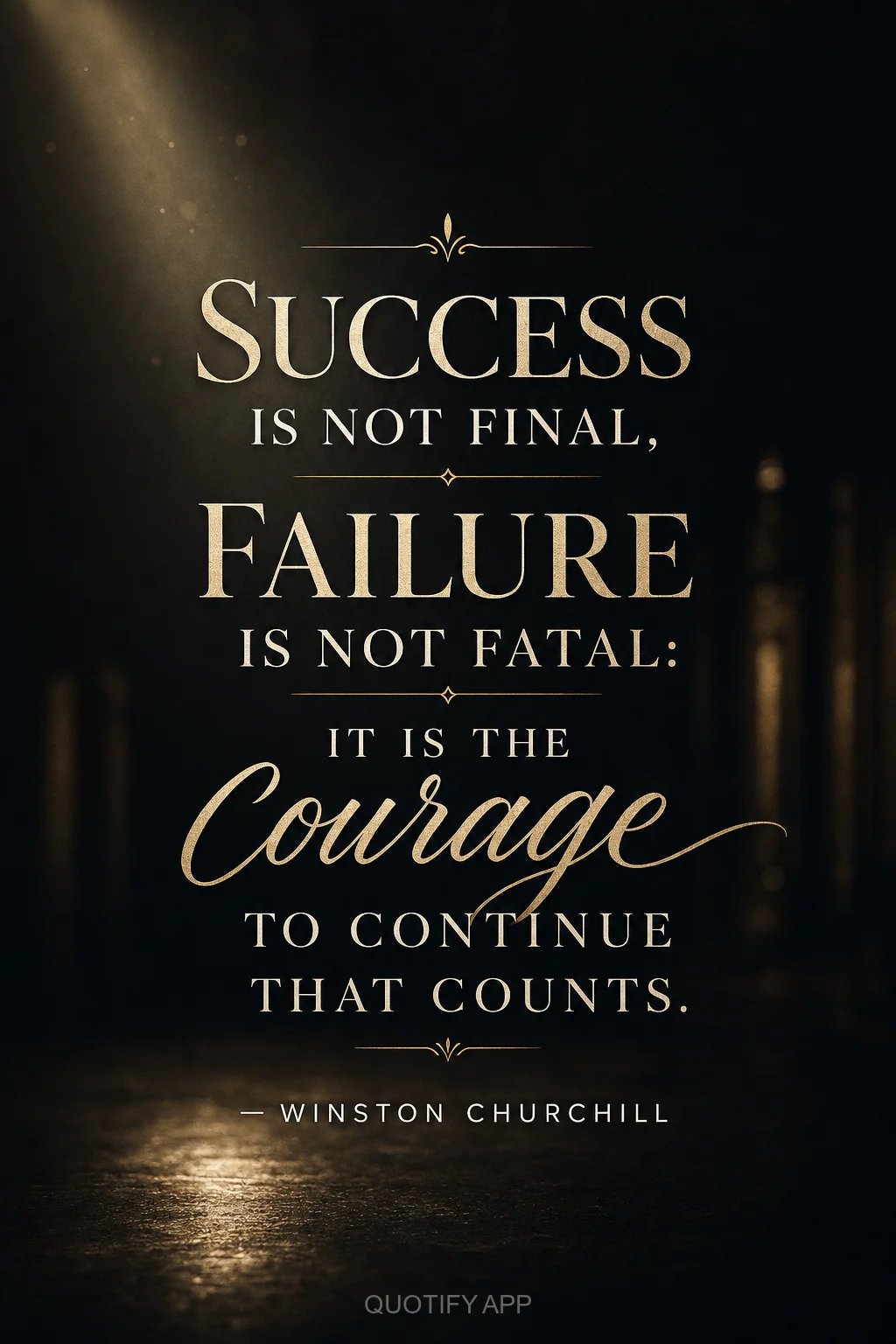 Quote by Winston Churchill